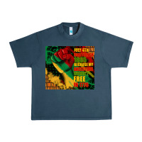 Midnight Navy juneteenth 1865 because my ancestors werent free in 1776 tumbler Urban Heavy Tee - CowGirlArtShop
