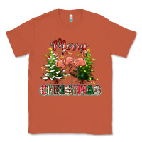 Copper Merry Christmas flamingo Classic Tee - texasbilliewilder