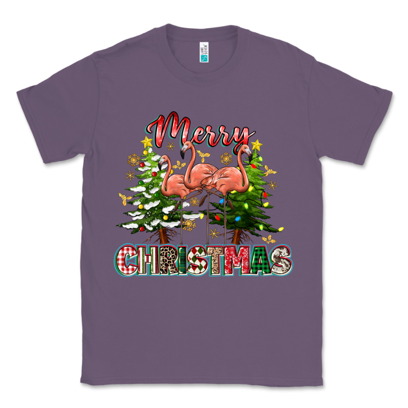 Merry Christmas Flamingo Classic Tee by texasbilliewilder | Teevron
