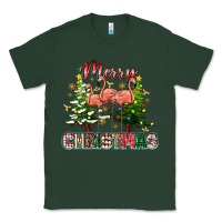 Sports Green Merry Christmas flamingo Classic Tee - texasbilliewilder