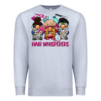 Heather Grey hair whisperers Premium Sweatshirt - BarkalooDesign