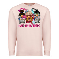 Pale Pink hair whisperers Premium Sweatshirt - BarkalooDesign