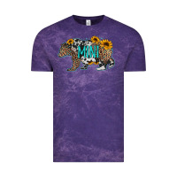 Cloud Purple baby bear mini sunflowers leopard cowhide mother's day Vintage Tee - Jasminsmagicworld