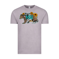 Vintage Zinc baby bear mini sunflowers leopard cowhide mother's day Vintage Tee - Jasminsmagicworld