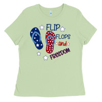 Matcha Flip Flops and Freedom Ladies Tee - Bettercallsaul