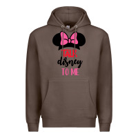 Coffee Minnie Mouse Premium Hoodie - CowhideDigitalArt
