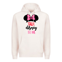 Pale Pink Minnie Mouse Premium Hoodie - CowhideDigitalArt
