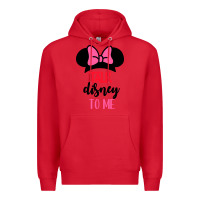 Red Minnie Mouse Premium Hoodie - CowhideDigitalArt