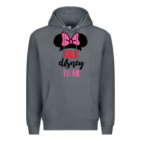 Rock Minnie Mouse Premium Hoodie - CowhideDigitalArt