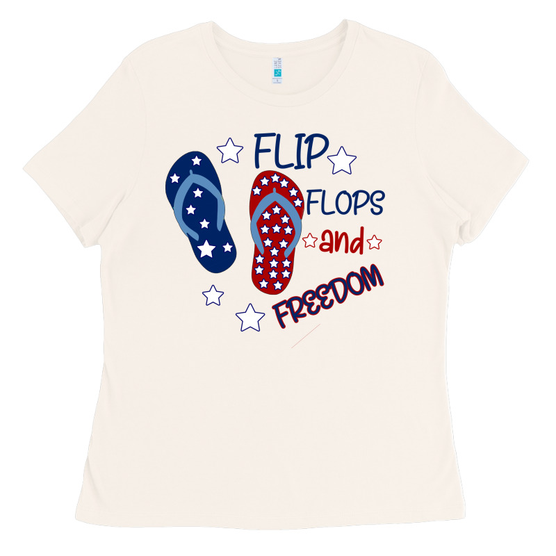 Flip Flops And Freedom Ladies Tee by Bettercallsaul | Teevron
