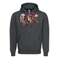 Smoke nurse valentines day Zipper Hoodie - RacoonDesign