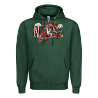 Sports Green nurse valentines day Zipper Hoodie - RacoonDesign