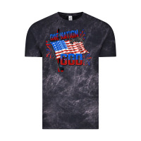Cloud Black one nation under god Vintage Tee - CowGirlArtShop