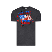 Vintage Black one nation under god Vintage Tee - CowGirlArtShop