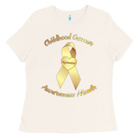 Bone childhood cancer awareness children cure kids Ladies Tee - DesignPulse