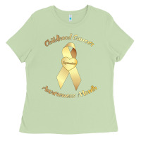 Matcha childhood cancer awareness children cure kids Ladies Tee - DesignPulse