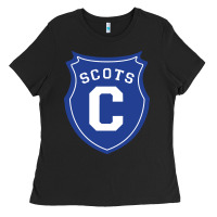 Black covenant college scots Ladies Tee - DesignPulse