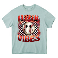 Arona baseball vibes smiley face Heavy Core Tee - BarkalooDesign