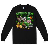 Black Shamrock farm Long Sleeve Tee - CowGirlArtShop