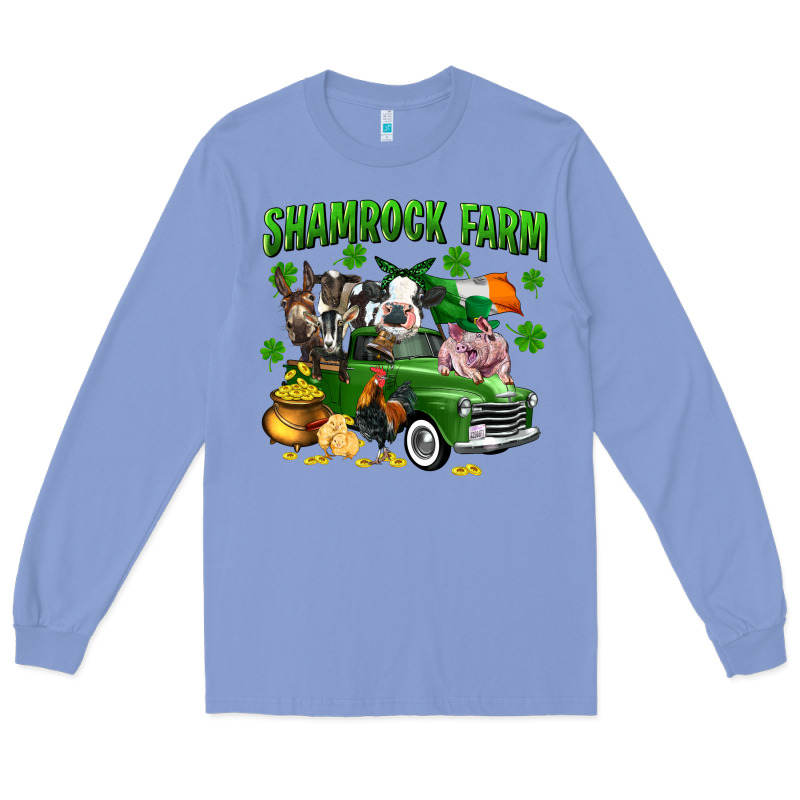 Shamrock Farm Long Sleeve Tee by CowGirlArtShop | Teevron