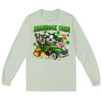 Matcha Shamrock farm Long Sleeve Tee - CowGirlArtShop