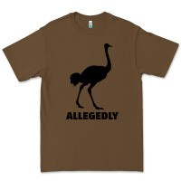 Cacao ALLEGEDLY FUNNY OSTRICH Premium Tee - Bettercallsaul