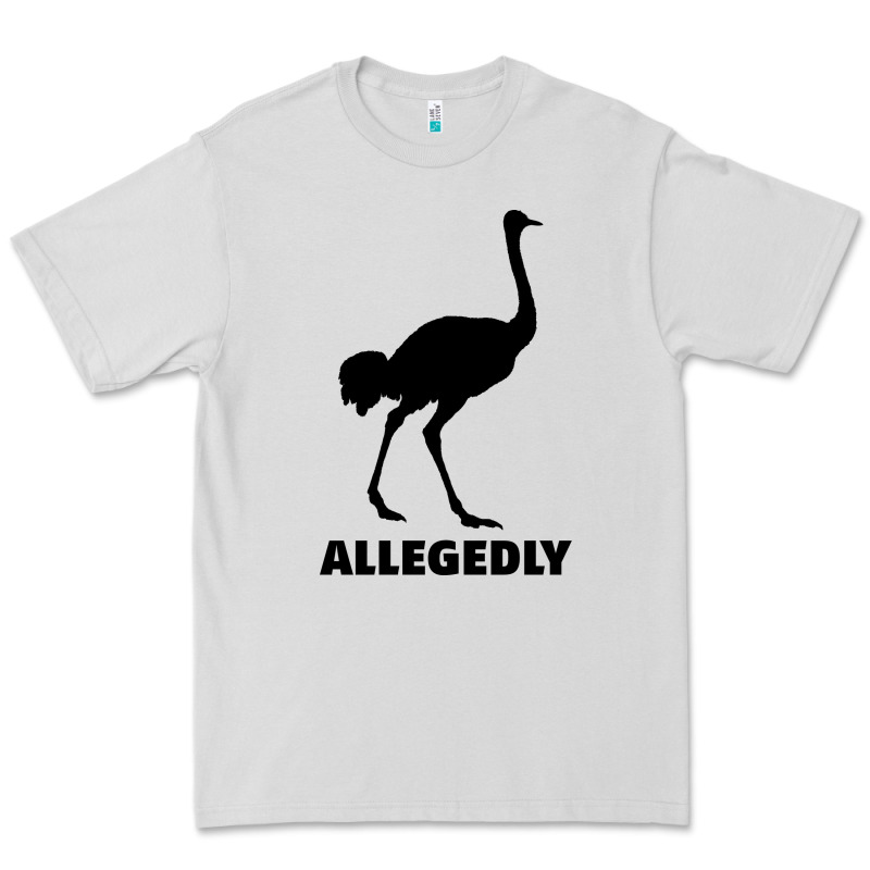 Allegedly Funny Ostrich Premium Tee by Bettercallsaul | Teevron