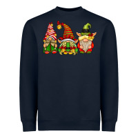 Navy Elf Gnomes Heavyweight Sweatshirt - CowhideDigitalArt