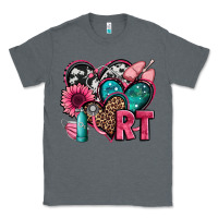 Charcoal Heather rt respiratory therapist hearts Classic Tee - Jasminsmagicworld