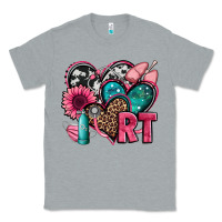 Heather Grey rt respiratory therapist hearts Classic Tee - Jasminsmagicworld