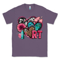 Lavender rt respiratory therapist hearts Classic Tee - Jasminsmagicworld