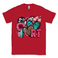 Red rt respiratory therapist hearts Classic Tee - Jasminsmagicworld