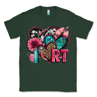 Sports Green rt respiratory therapist hearts Classic Tee - Jasminsmagicworld