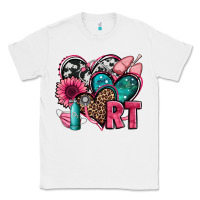 White rt respiratory therapist hearts Classic Tee - Jasminsmagicworld
