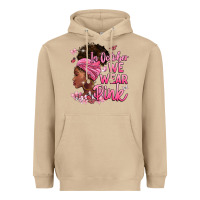 Mushroom in october we wear pink Heavyweight Hoodie - BarkalooDesign