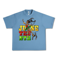 Pebble Blue juneteenth Urban Heavy Tee - CowGirlArtShop