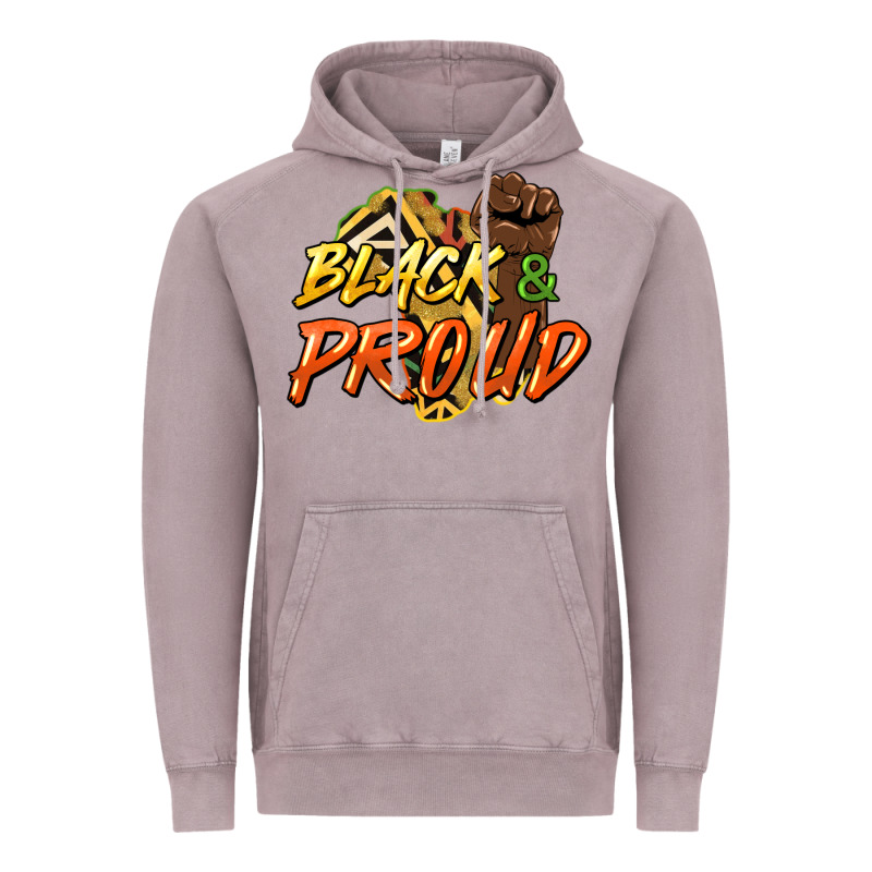 Black And Proud Vintage Hoodie by HowdyJamesFarm | Teevron