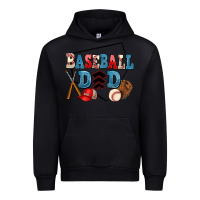 Black baseball dad Urban Hoodie - AdoDesignShop