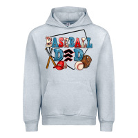 Heather Grey baseball dad Urban Hoodie - AdoDesignShop
