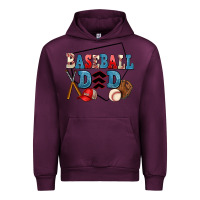Mauve Wine baseball dad Urban Hoodie - AdoDesignShop