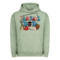 Pigment Oil Green baseball dad Urban Hoodie - AdoDesignShop