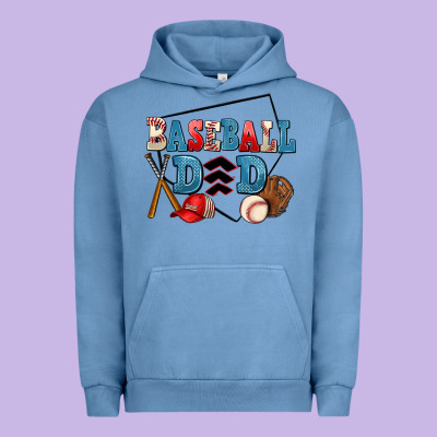 Baseball Dad Urban Hoodie Designed By Adodesignshop