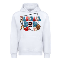 White baseball dad Urban Hoodie - AdoDesignShop