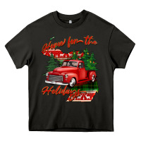 Asphalt home for the holidays michigan Heavy Core Tee - BarkalooDesign