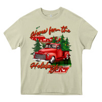Mossy home for the holidays michigan Heavy Core Tee - BarkalooDesign