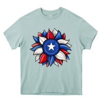 Arona sunflower texas flag 2 Heavy Core Tee - JahusDesignShop