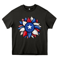 Asphalt sunflower texas flag 2 Heavy Core Tee - JahusDesignShop