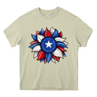 Mossy sunflower texas flag 2 Heavy Core Tee - JahusDesignShop