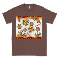 Chestnut Christmas gingerbread cookies and candy cane Classic Tee - NancyCooperArtShop