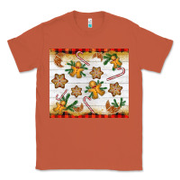 Copper Christmas gingerbread cookies and candy cane Classic Tee - NancyCooperArtShop